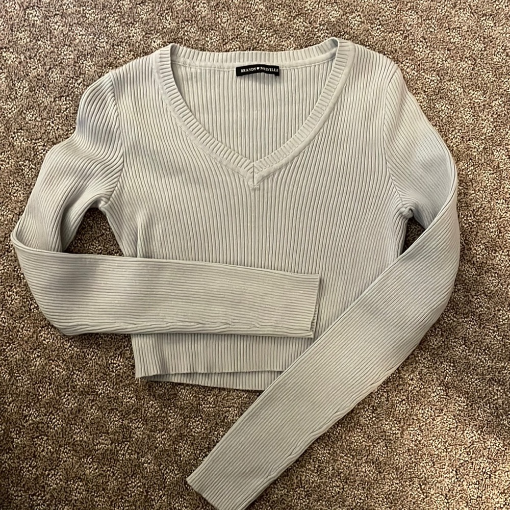 Cropped Ribbed Top